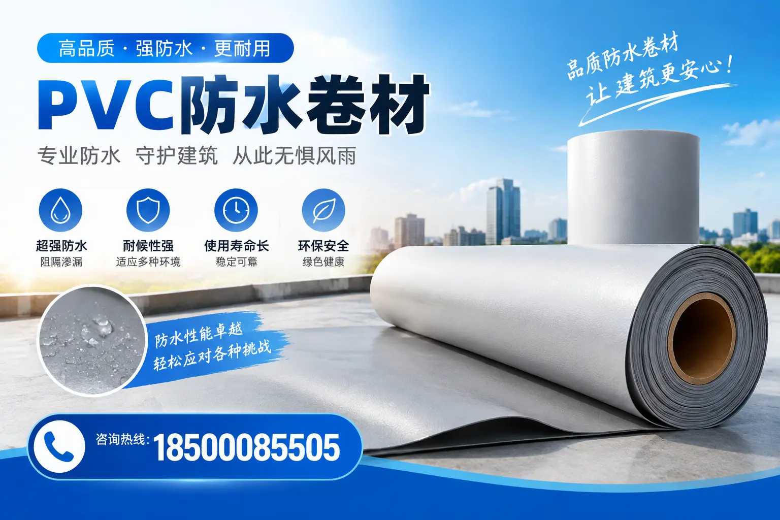 如何选择高质量的PVC防水卷材?伊春消费者必看指南